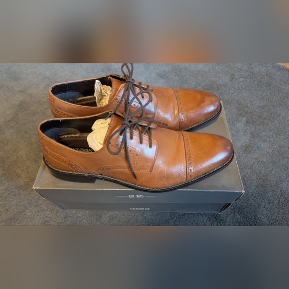 Stacy Adams Other - Stacy Adams Men's Tan Leather Derby Shoes
